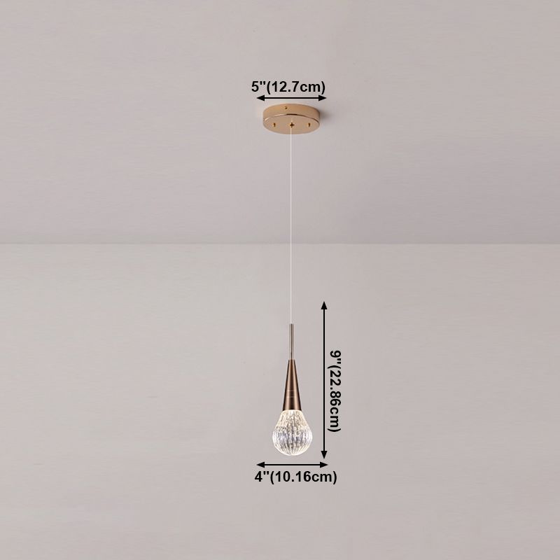 Lumières suspendues de ménage minimaliste