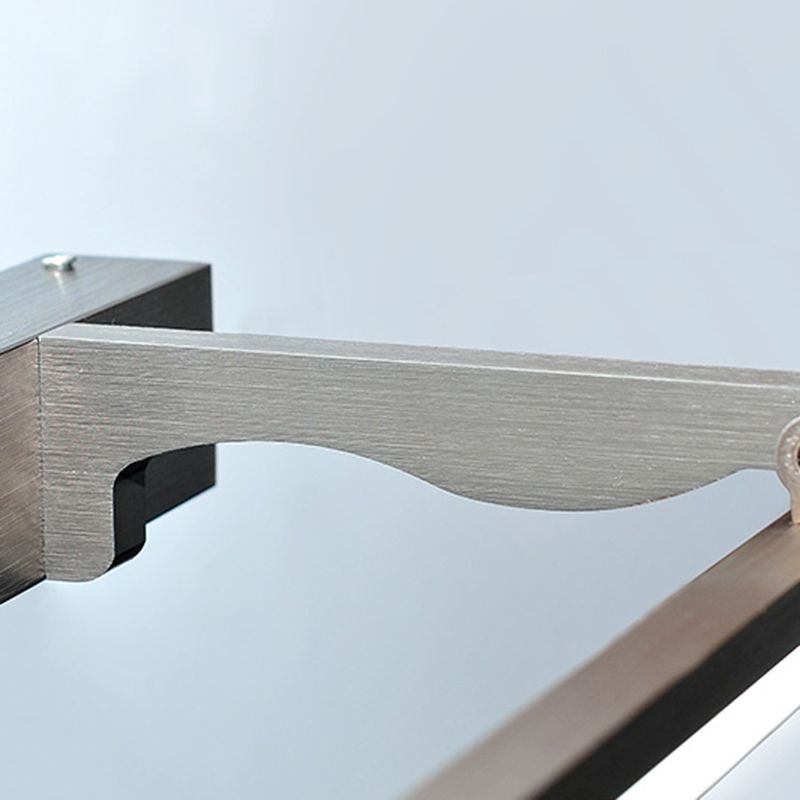 Linear Metal Wall Light Fixture Modern Style 1-Light Mirror Wall Mount Lighting
