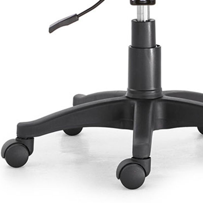 Mid-Back Swivel Office Chair Lumbar Support Desk Chair with Wheels
