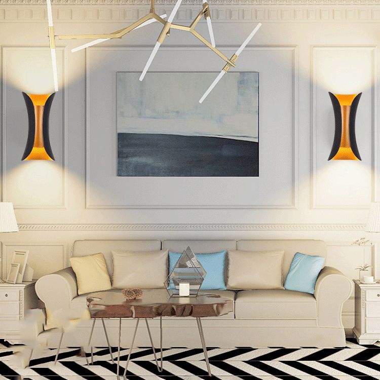 Modern Metal Wall Mount Light LED Wall Light with Aluminum Shade for Living Room