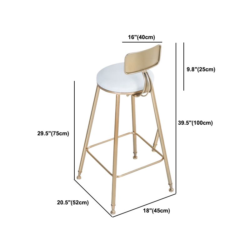 1/3/4 Pieces Glam Bar Set Home Matte Finish Iron Bar Stool and Table Set