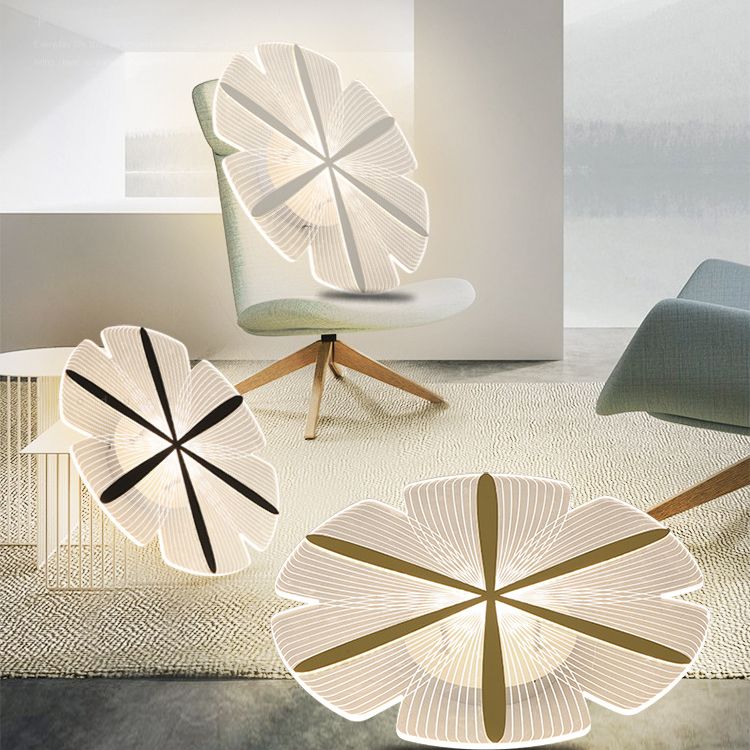 Florale Acryl Deckenmontaged Light Simplicity LED LED -Montage Beleuchtung für Schlafzimmer