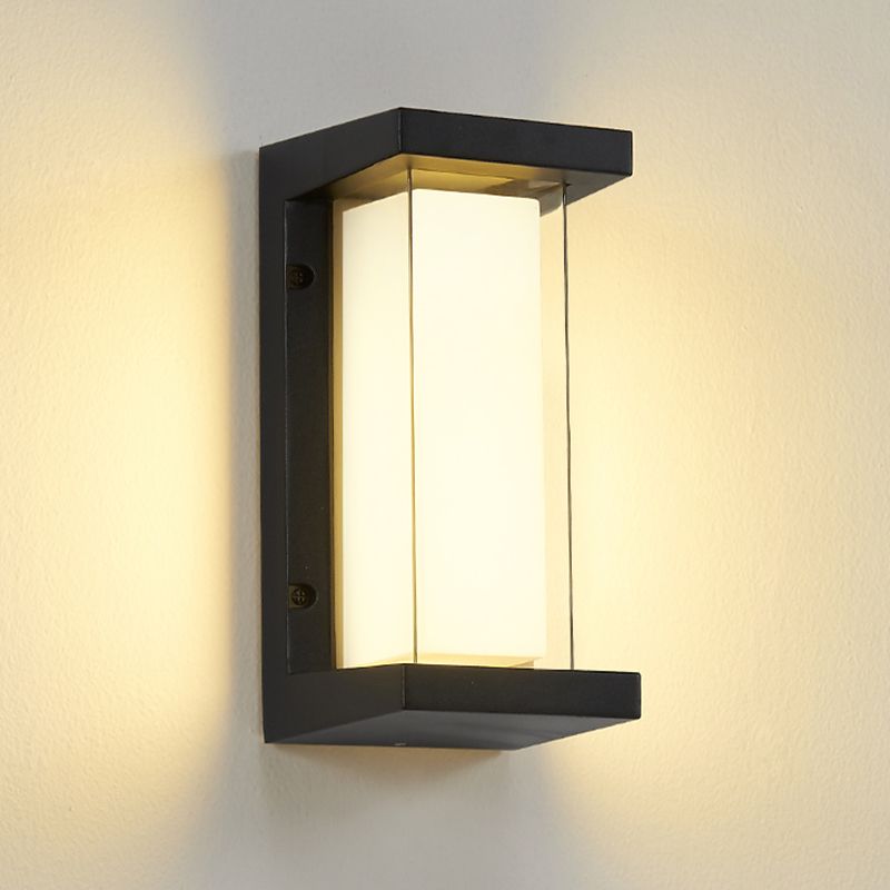 2 dimensioni per la lampada moderna opzionale per illuminazione calda/bianca esterna