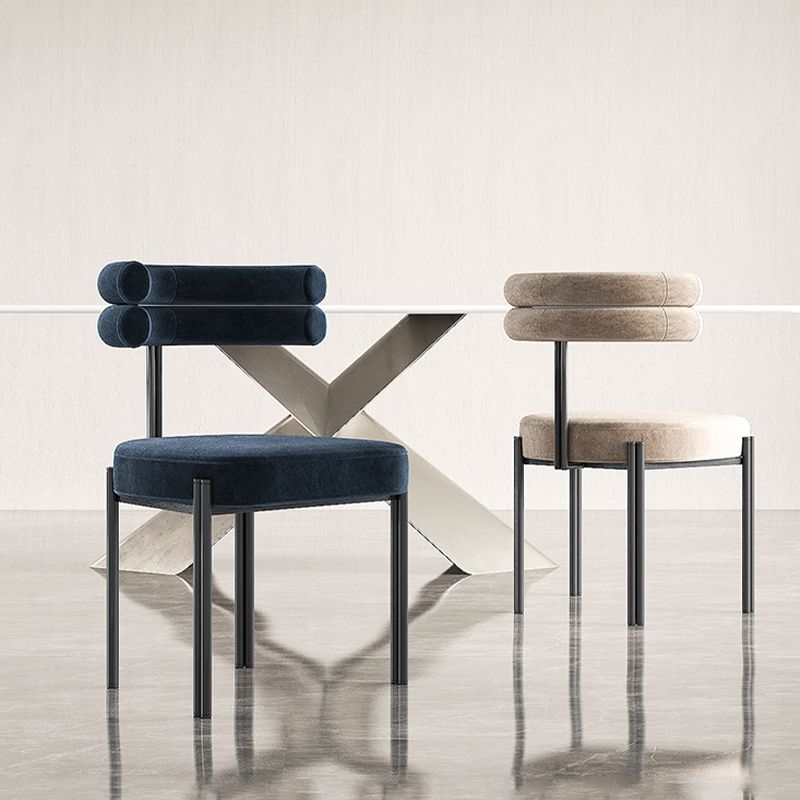 Contemporary Armless Dining Chairs Upholstered Dining Chairs