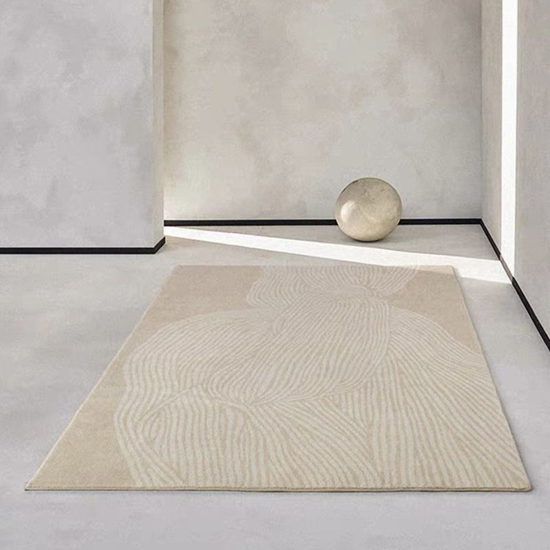 Lichtbruine modern tapijt polyester kleur klont tapijt wasbare caret voor woonkamer