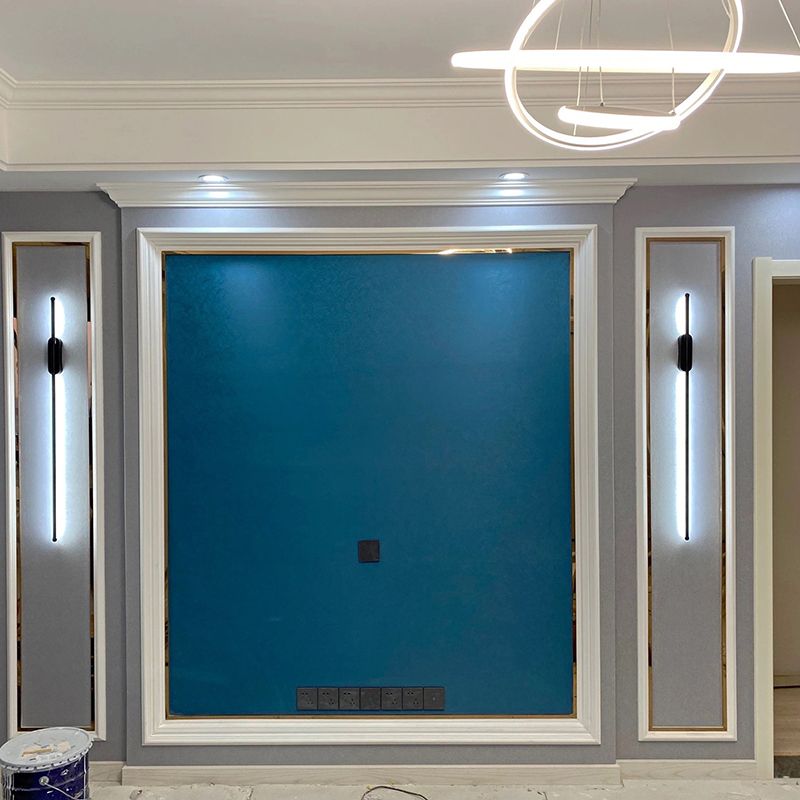 1 Light Linear Wall Sconces Modern Style Metal Wall Mounted Lamps