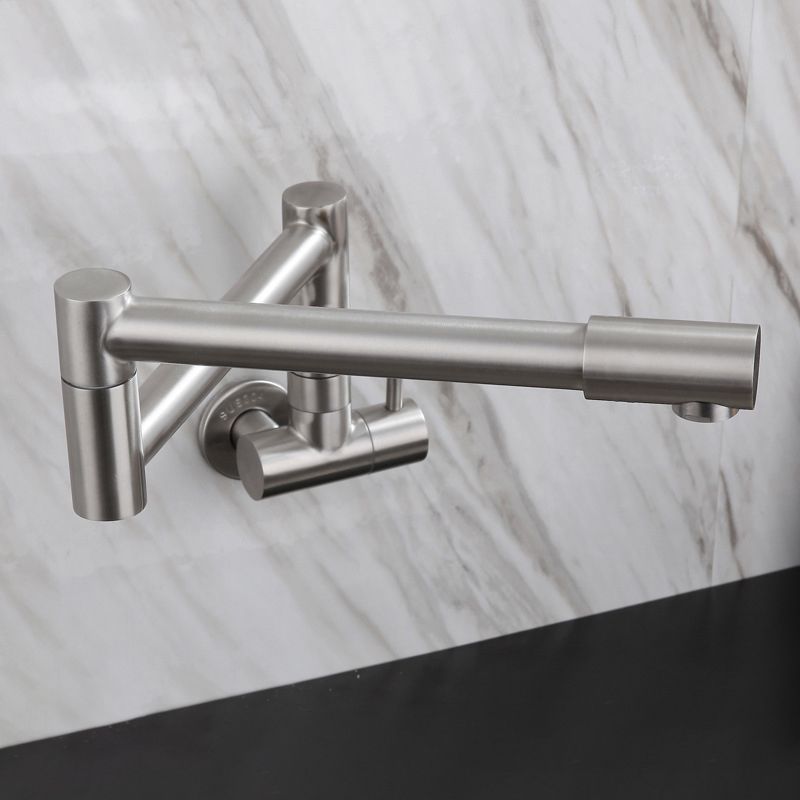 Stainless Steel Pot Filler Faucet with Single Handle No Sensor Faucet