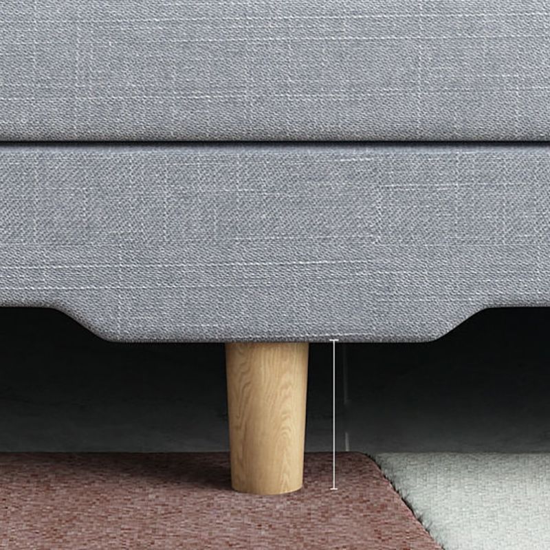 Canapé-lit convertible scandinave 31,5 "High Armless Settee