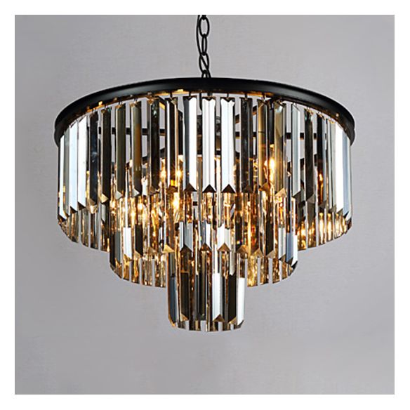 Lampadella a led a led a pianto moderno per la luce a led per la camera da letto, largo 19,5 "/23,5" di larghezza di ambra grigia