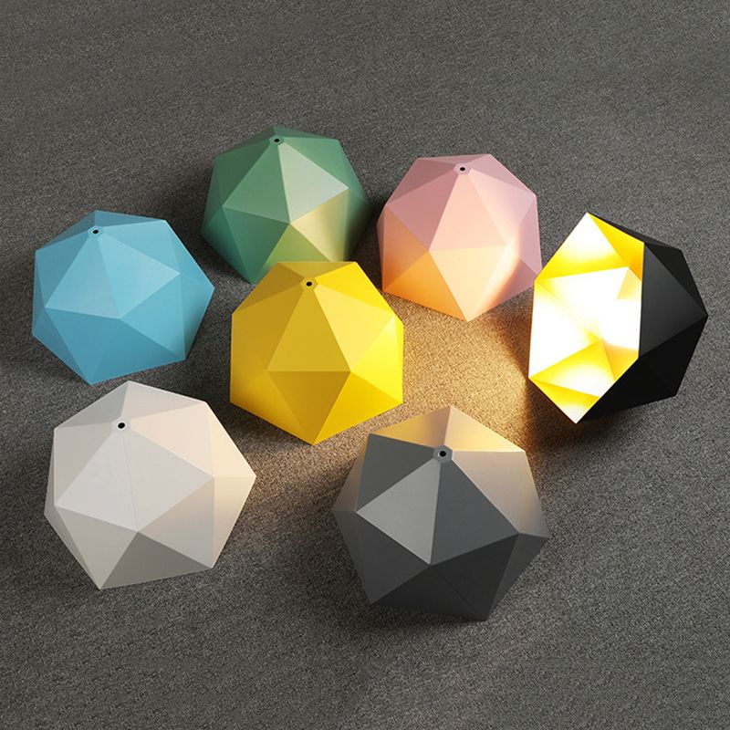 Lumière suspendue colorée à style nordique Macron Pendant Light Hanging Light pour la chambre