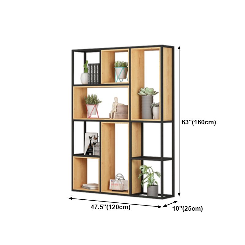 Open Etagere Bookcase Modern Style Shelf Bookcase with Shelves