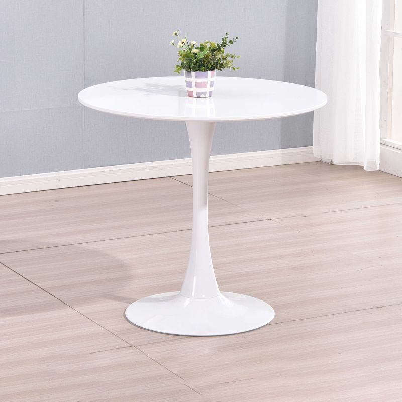Modern Round Dinette Table Tulip Base Dining Table for Restaurant