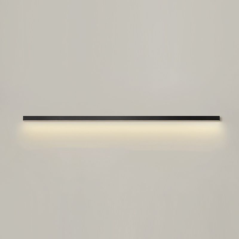 Accoglienza a parete in metallo a forma lineare moderna lampada montata a parete a 1 luci