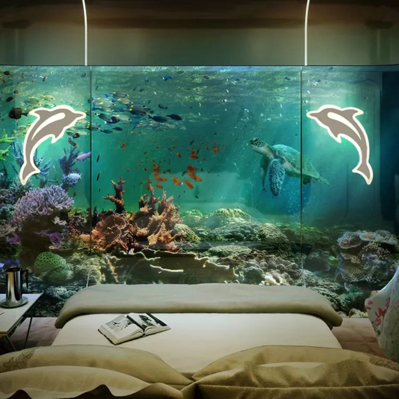 Mooie dieren slanke wandwandcrème Acryl Wit LED -wandlicht voor de kleuterschool van de verpleegkamer