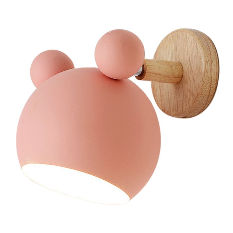 Modern Bear Shape Wall Sconce Lights 1 Light Wall Light for Living Room