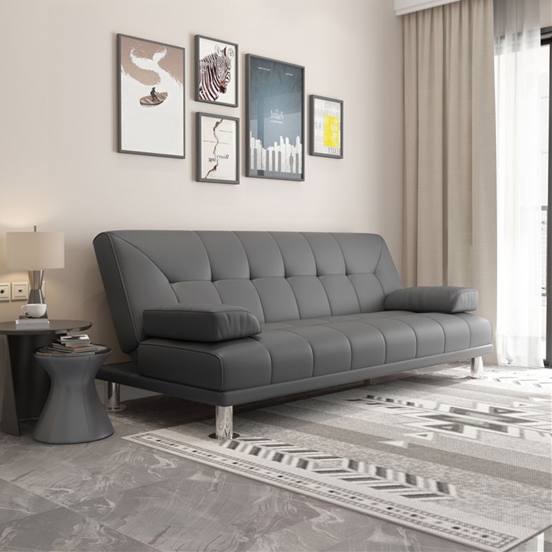 Divano convertibile convertibile con la spalla trapuntata contemporanea per l'appartamento