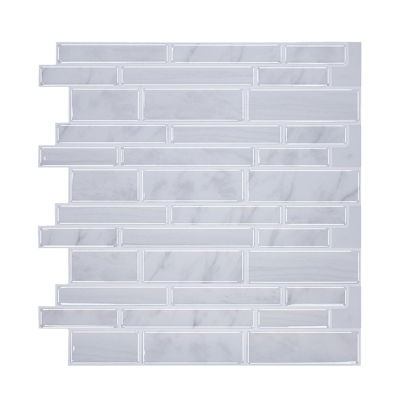 Cottage-Tapetenpaneel-Set, graues Mauerwerk, selbstklebende Wanddekoration, 3,6 m L x 30,5 cm B
