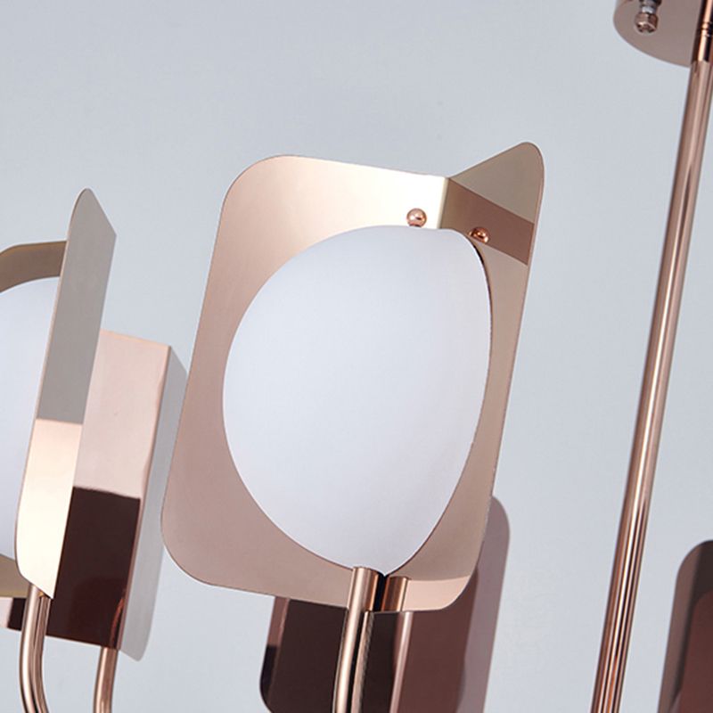 Postmodern Style Chandelier Light Metal Acrylic Pendant Light for Living Room