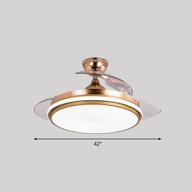 Nordic 3 Blades LED LEDLING LIGHTING RODDE RODDE REMITO DE CONTROL REMOTO