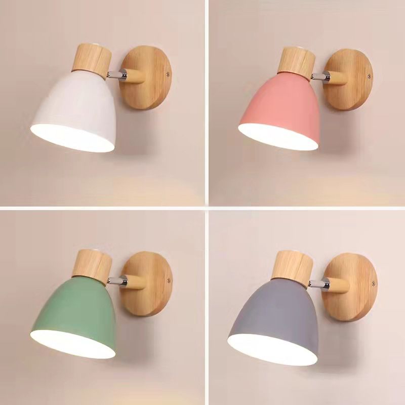 Nordic Style Metal Wall Mount Light Adjustable Colorful Wall Lamp for Living Room