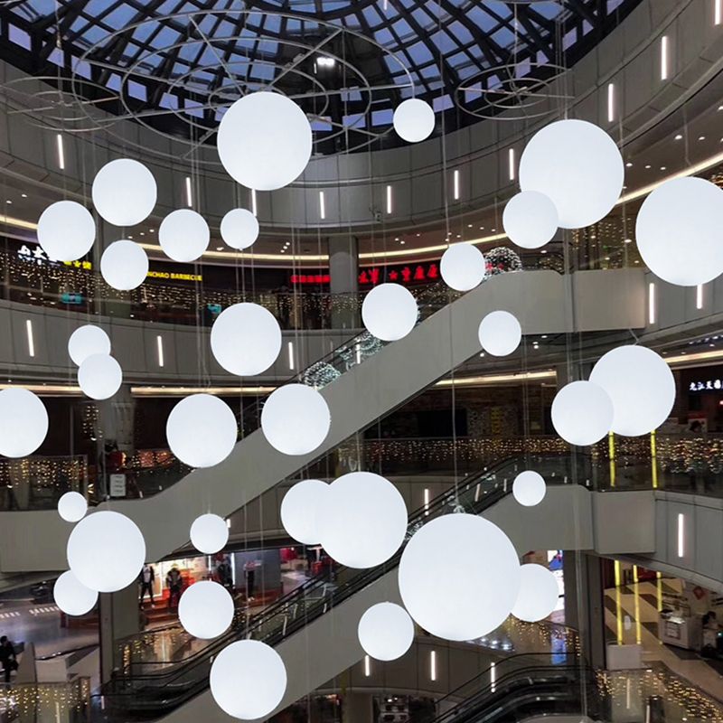 1-Licht-minimalistischer Stil hängender Licht, Acryl-Globus-Anhängerleuchte