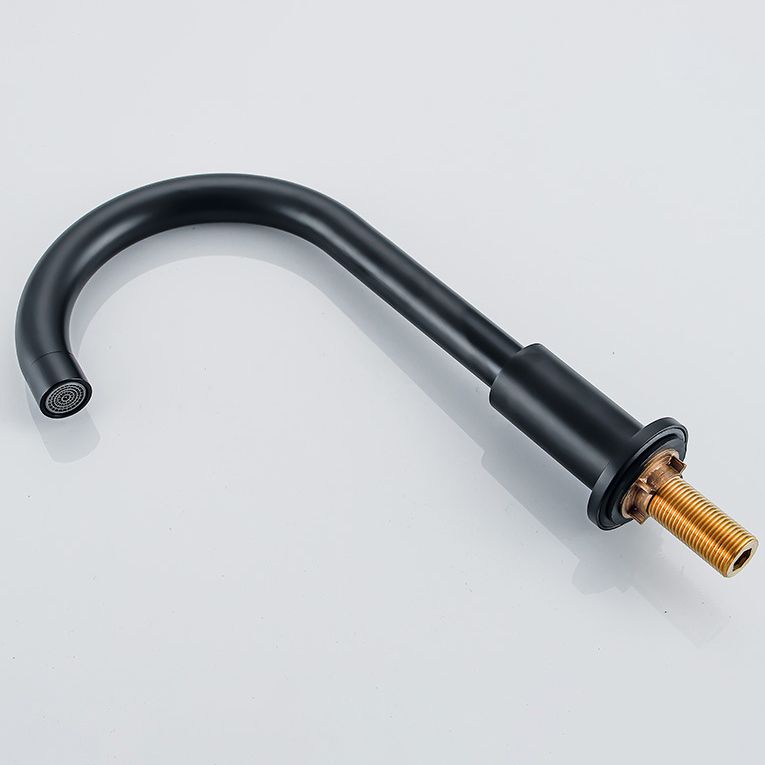 Contemporary Widespread Sink Faucet Plain High Arc Wide Spread Bathroom Faucet