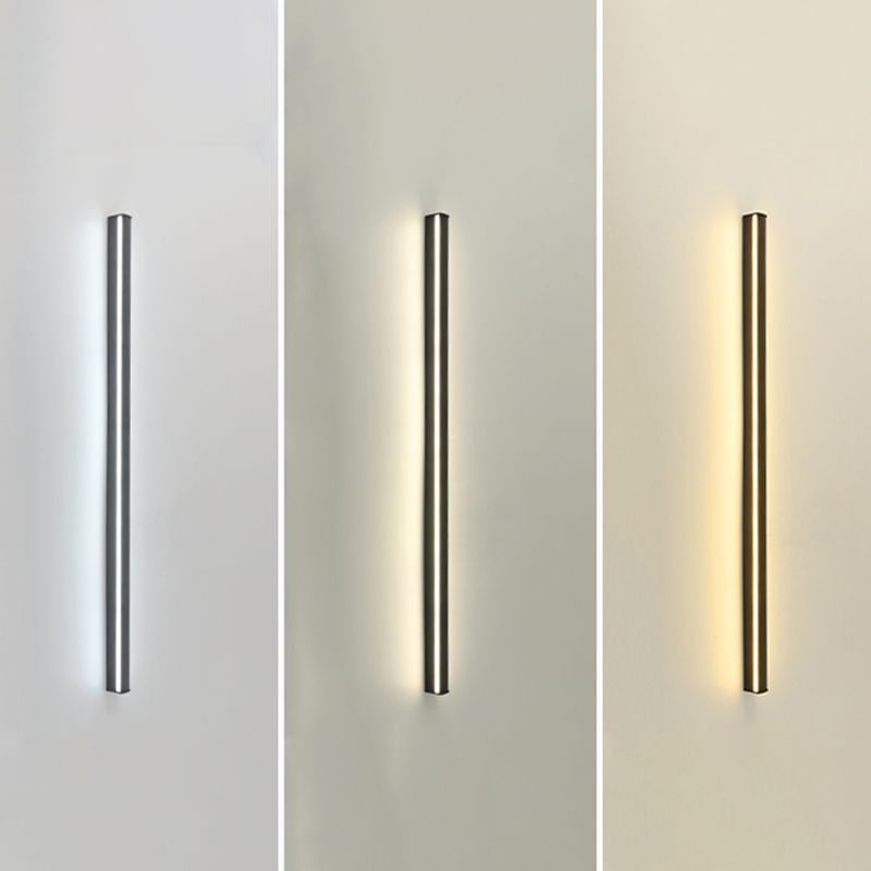 Forme linéaire Murale Murce MODERNE STYLE MODERNE 1- Éclairage mural léger en noir