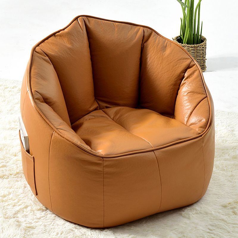 Bonded Leather Arms Included Chair 29.5"L x 29.5"W x 26.7" H Chair for Living Room