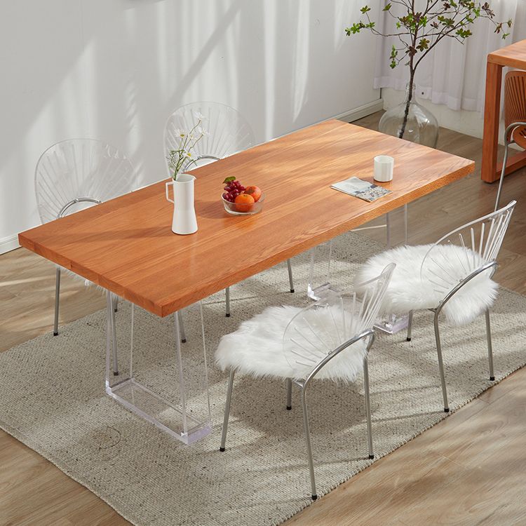 Contemporary Style Dining Table Square Dinette Table for Home Kitchen