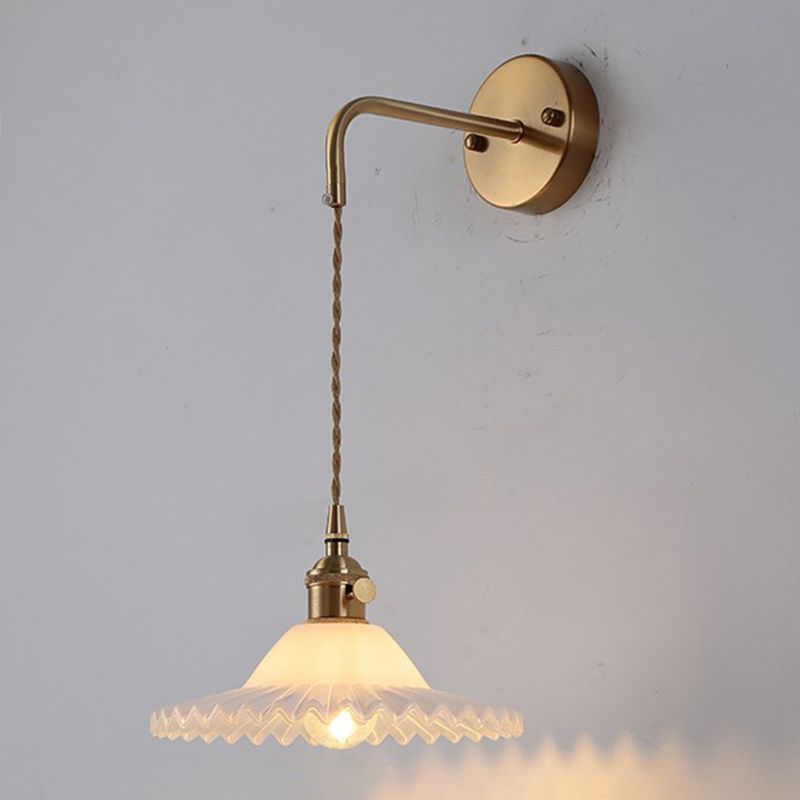 1 Light Geometric Wall Lights Industrial Style Glass Wall Lighting Ideas