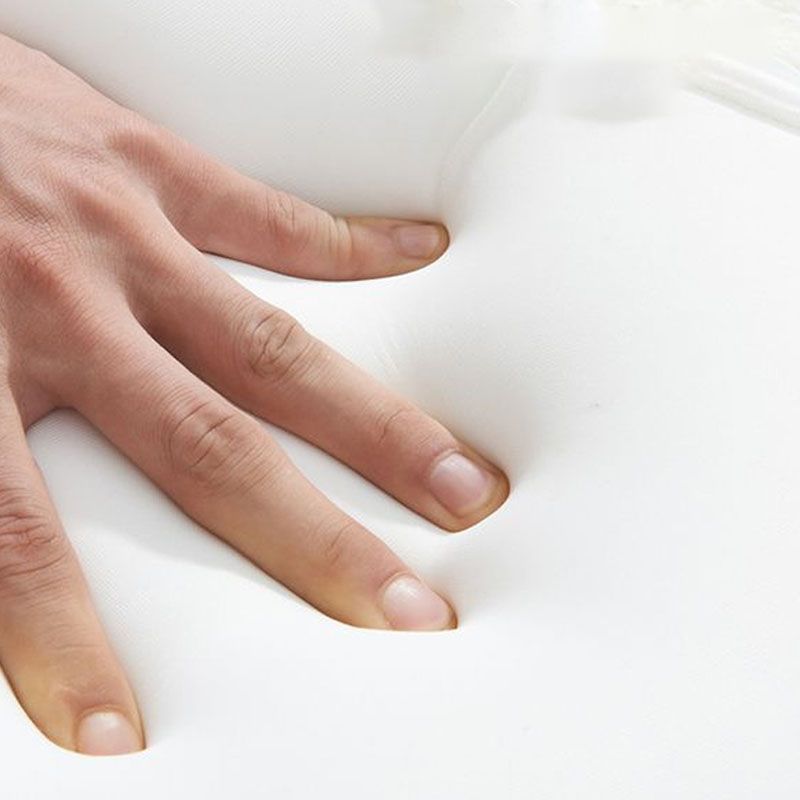 Solid Color Round Ottoman Mildew Resistant Velvet Upholstered Ottoman