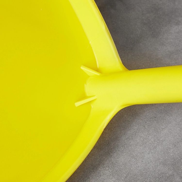 Plastic Open Back Dining Chair Indoor-Outdoor Stackable Side Chair