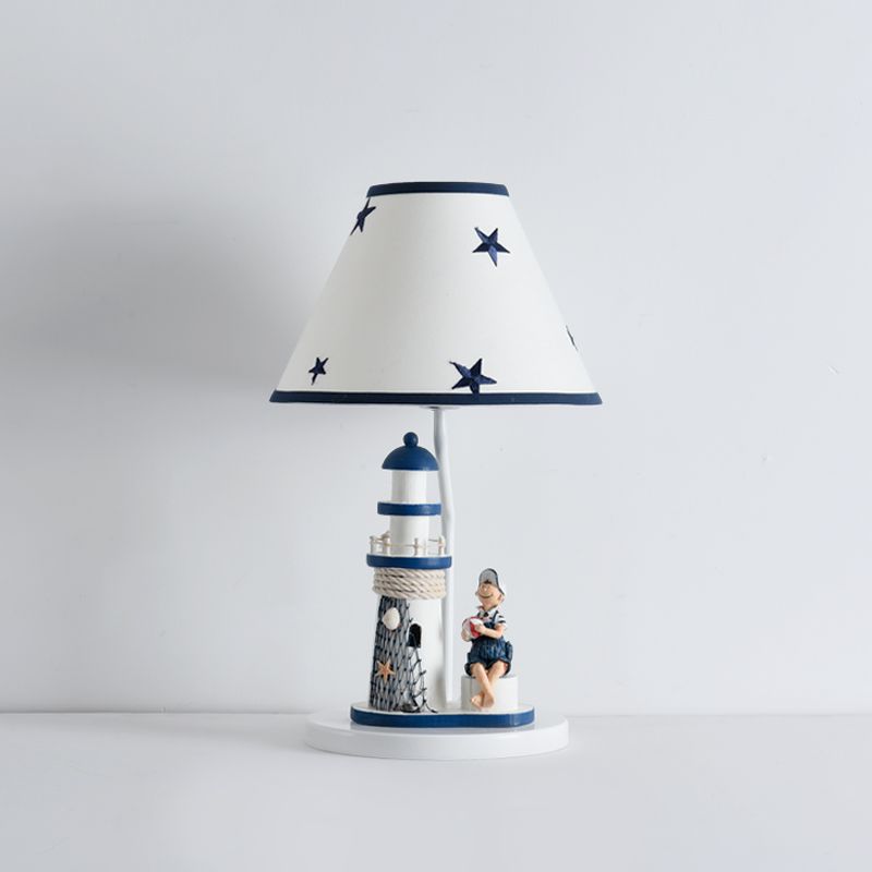 Kids Cartoon Girl / Boy Table Light Resin 1 Head Children Childre