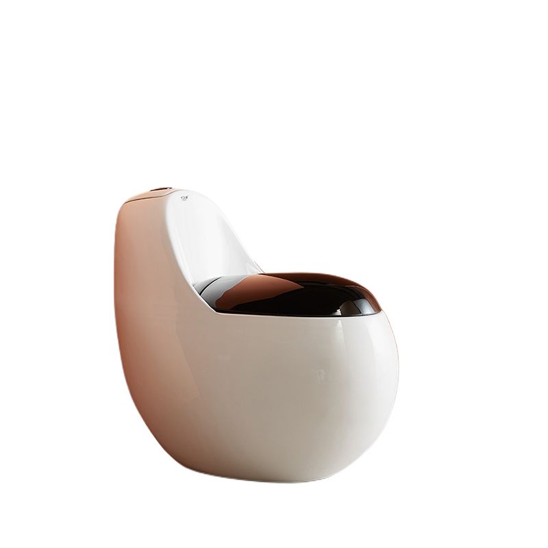 Contemporary Toilet Bowl One Piece Skirted Urine Toilet with Seat