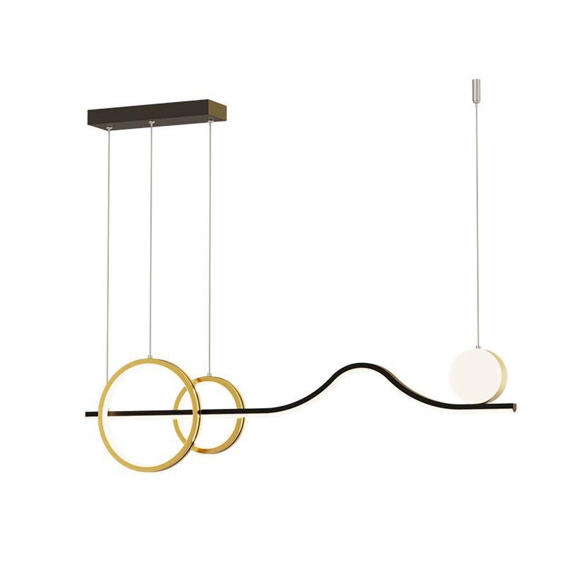 Modern Hanging Ceiling Light 4 Light Pendant Lighting Fixtures for Dining Room