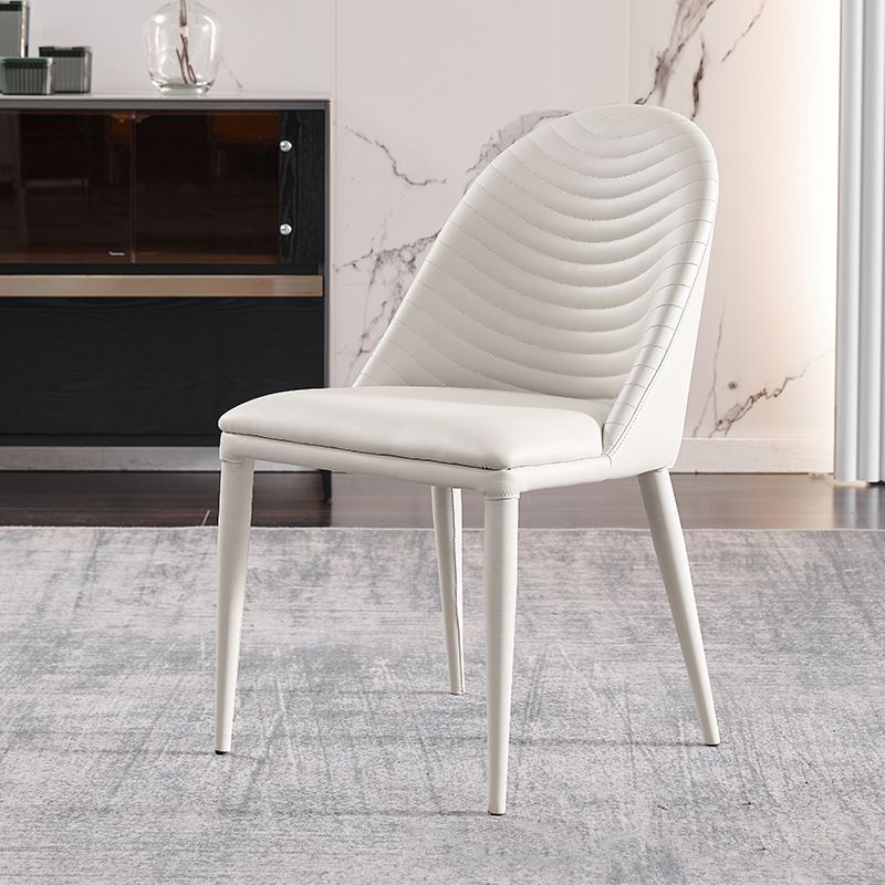 Parsons Dining Room Chair Upholstered Armless Dining Chairs for Home