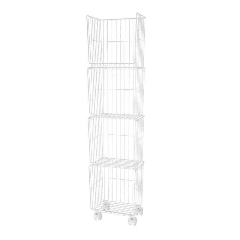 Contemporary Style Standard Bookcase Metal Vertical Bookshelf for Home Office