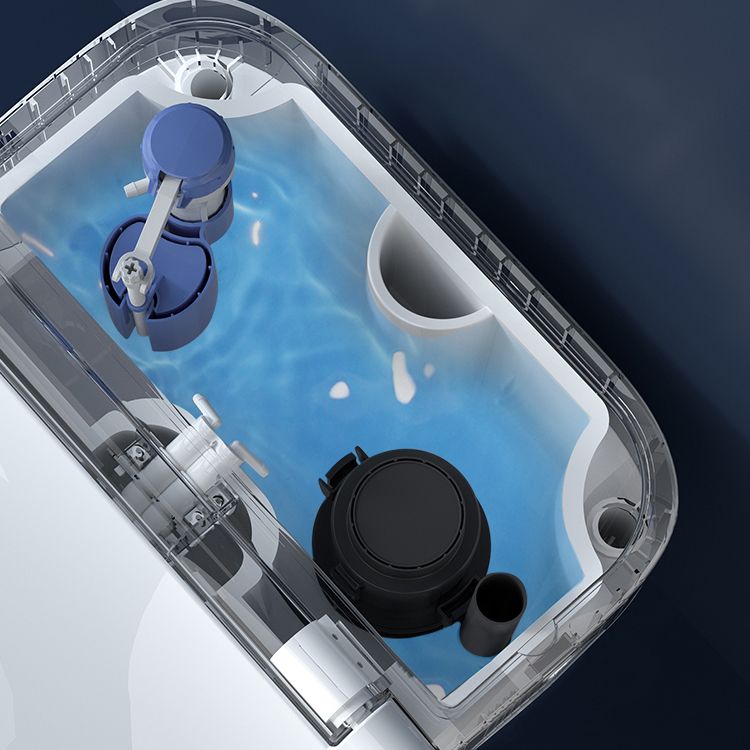 Modern Elong Toilet Bowl Siphon Jet Toilet with Seat for Bathroom