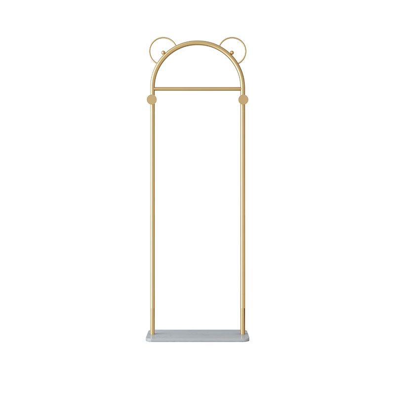 Glam Entry Hall Tree Metal No Distressing Free Standing Coat Rack