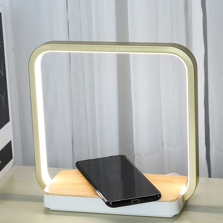 1 Leichte lineare Tischlampe moderne LED -Tischlampen Metall Nachttischlampen