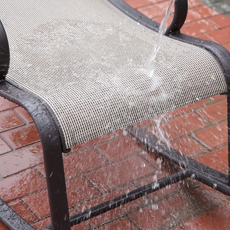 Contemporary High Back Rocking Chair Reclining Rocker Chair 26.8" x 59" x 39"