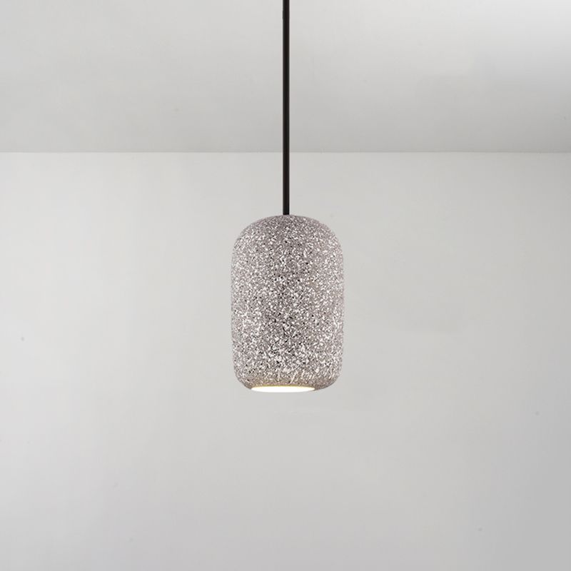 Ciment Geometric Shade Plafond Light Modern Style Single Single Sanging Lamping pour salle à manger