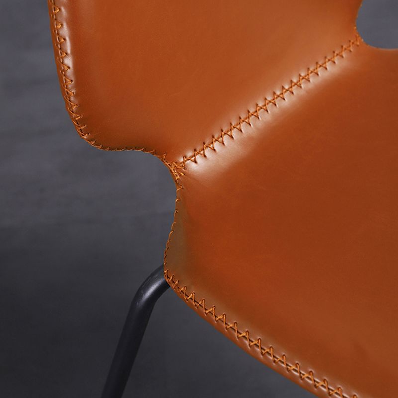 Contemporary Side Chair PU Leather Dining Chair for Home Use