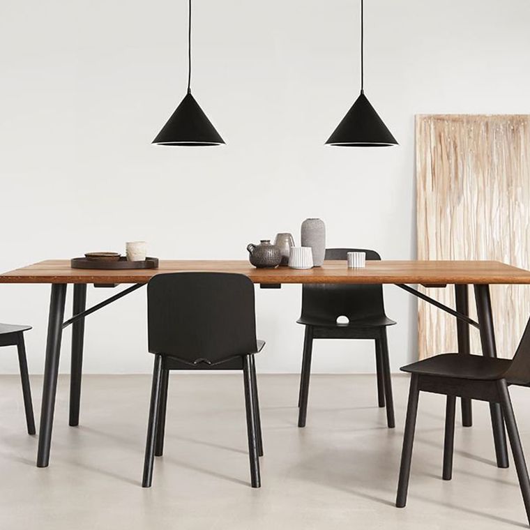 Gelakte ijzeren led hanglamp in moderne creatieve stijl acryl taps toelopende macaron hangende lamp