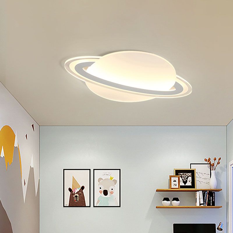 Acryl-Planeten-Unterputzleuchte, moderne 12"/18" lange weiße LED-Unterputzbeleuchtung in warmem/weißem Licht für Wohnzimmer