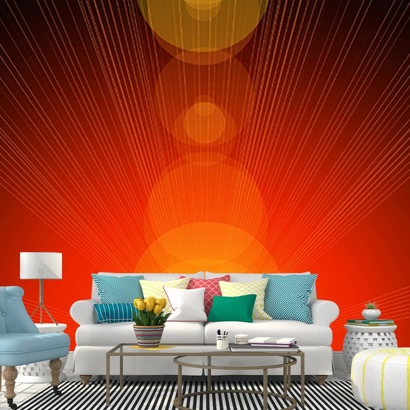 Full Size Bokeh Wall Mural Contemporary Decorative Environment Friendly for Bedroom