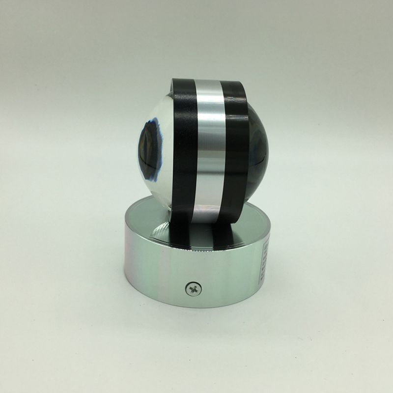 Stile moderno mini a led lampada a parete in cristallo lente in alluminio Ambiente Sconce da parete per caffetteria pub