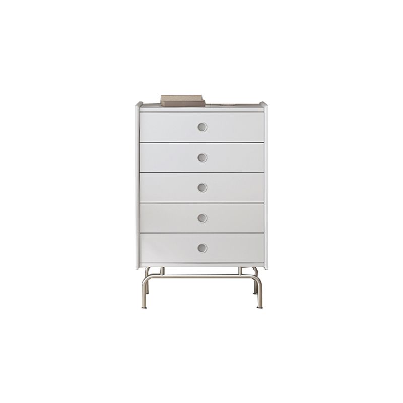 Mid-Century Modern Accent Chest with  Drawers and Straight Legs in Brone