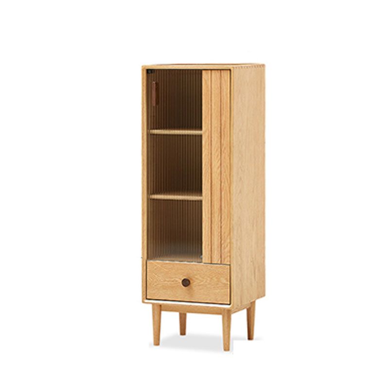 Wood 1 - Drawer Contemporary Accent Cabinet Contemporary with Straight Legs