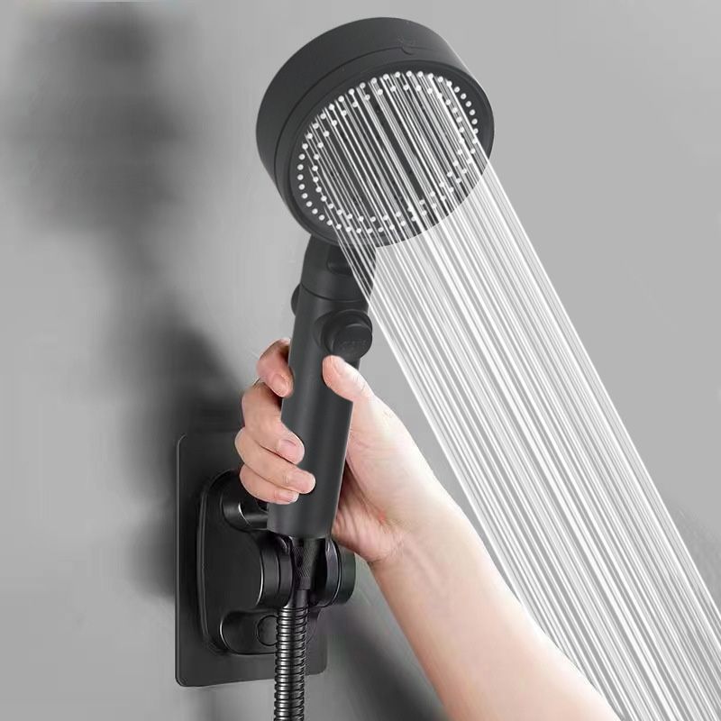 Plastic Bathroom Shower Head Adjustable Spray Pattern Handheld Shower Head